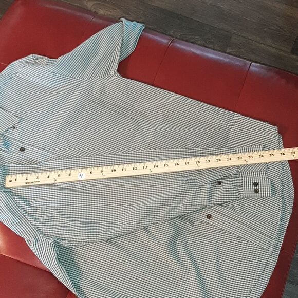 Arrow mens size M gray and black button up. - Picture 8 of 9
